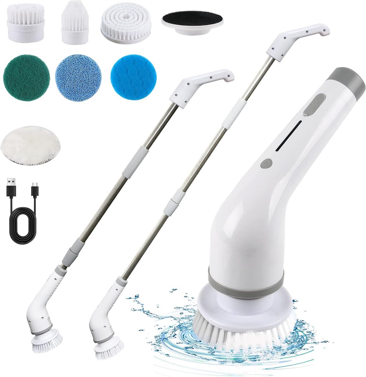 Goedkoopste Elektrische Schoonmaakborstel - Elektrische Schrobborstel - Electrische Schoonmaakborstel - Elektrische Scrubber - Elektrische Afwasborstel