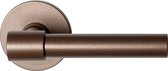 Deurkruk op rozet - Brons Kleur - RVS - GPF bouwbeslag - Hipi Deux GPF3041.A2-05, Bronze blend