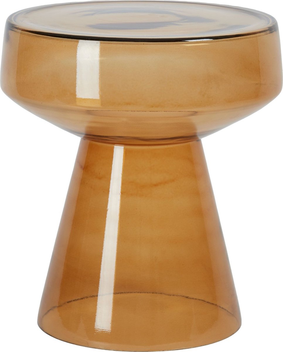 Bijzettafel Dakwa - Geel - Ø37cm - Modern