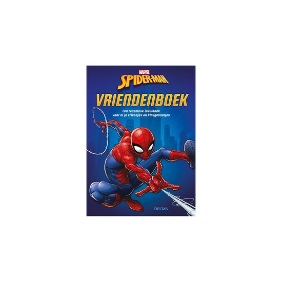 Foto: Spider man vriendenboek