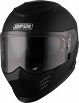 Simpson Helmet ECE22.06 Venom Matt Black L - Maat L - Helm