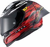 Nexx X.R3R Glitch Racer Red White M - Maat M - Helm
