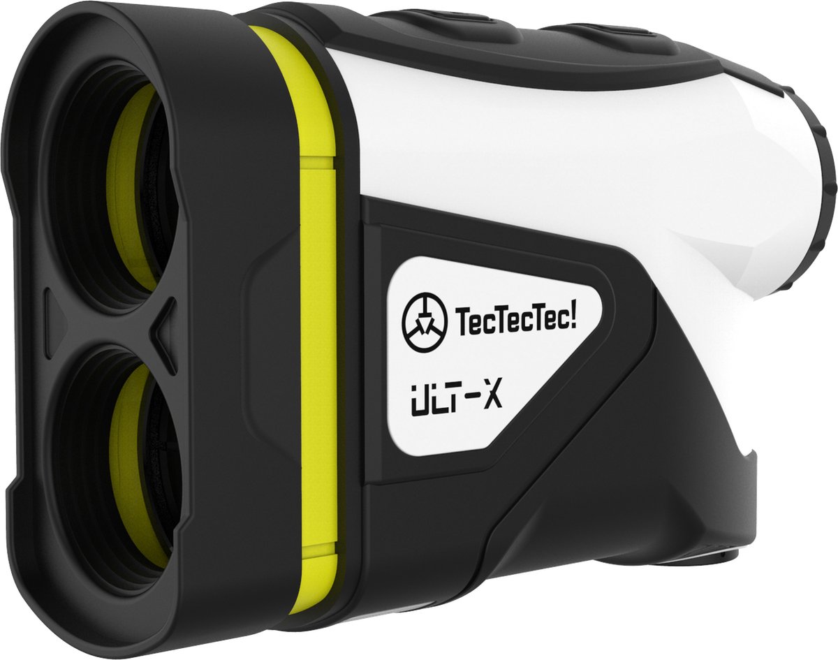 TecTecTec ULT-X Laser Golfafstandsmeter - Rangefinder - Hoogwaardige Nauwkeurigheid, 6x Vergroting, Slope Modus, Vlagvergrendeling, Weerbestendig