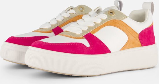 Tamaris Sneakers roze Imitatieleer - Dames - Maat 39