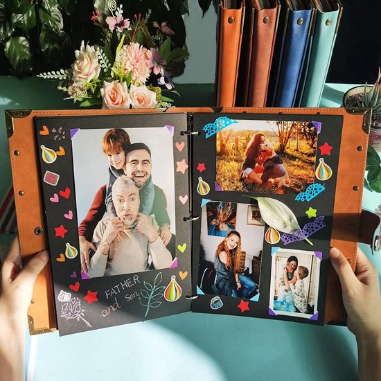 Ringband fotoboek bruiloft vierkant - Cadeaus | Tadaaz