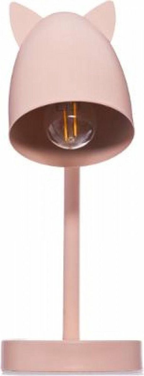 Bureaulamp met Oortjes - 18 x 12,5 x 31 cm - Roze — afbeelding 2