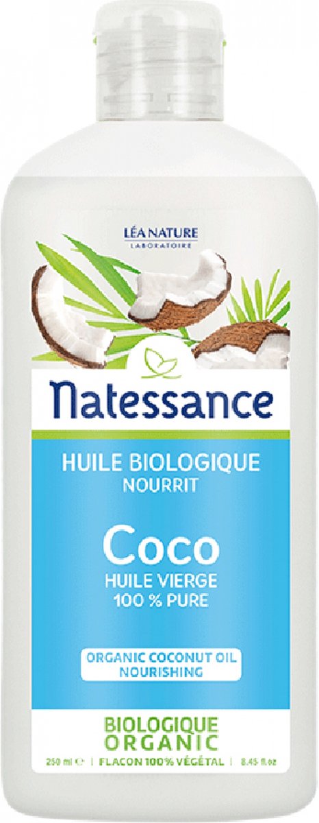 Natessance Biologische Kokosolie 250 ml