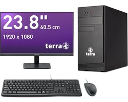 Terra 5000 PC set - Intel Core i5-12400 - 32GB - 4.0TB M.2 SSD - DVD-RW - toetsenbord en muis - Terra 24
