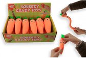 Knijpbaar Wortel - Speelgoed - Anti Stress - Squish Fidget - Squeeze wortel - Fidget toys