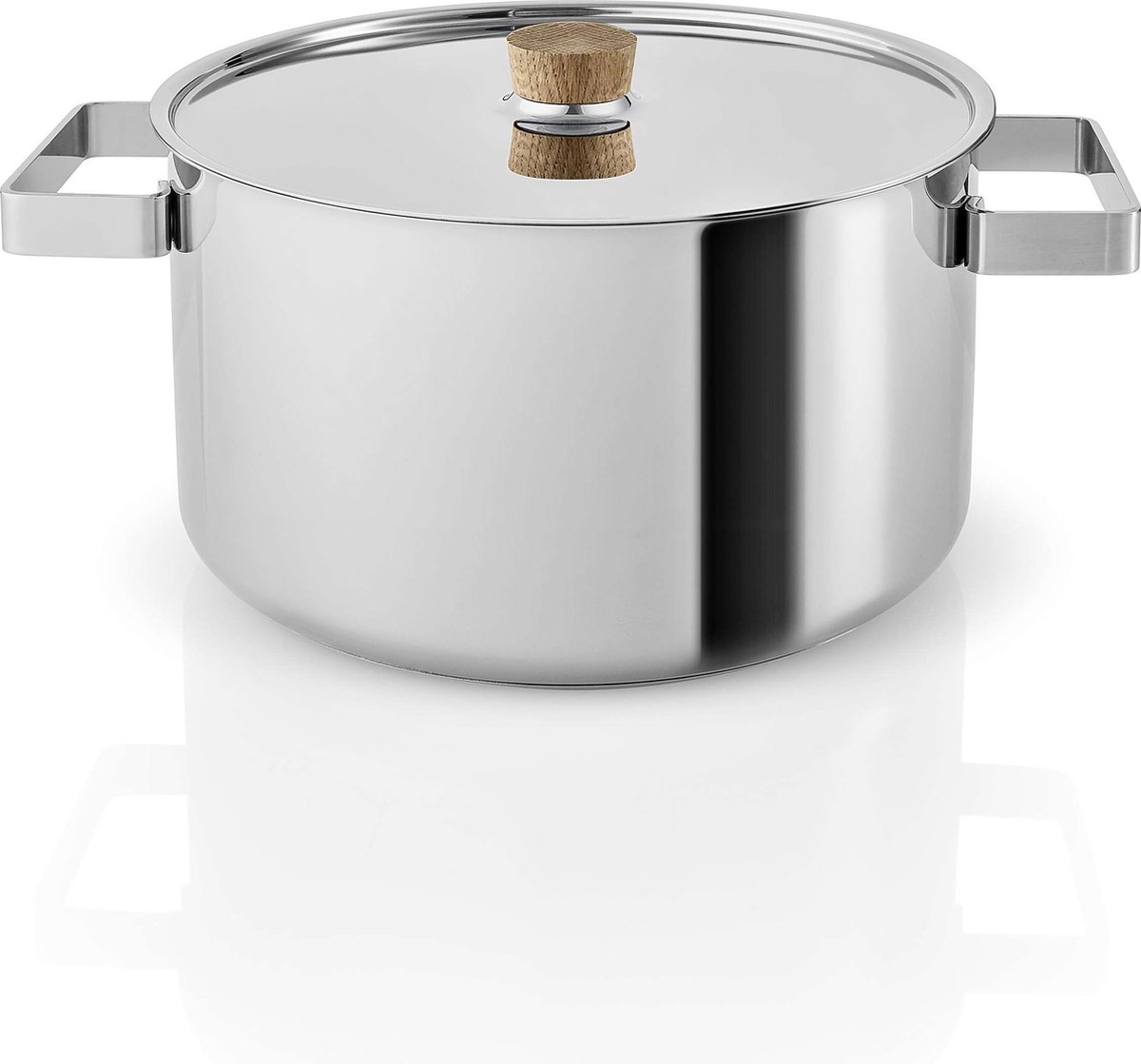 Nordic Kitchen Kookpan - Ø 25.5 cm - 6 liter - Bruin - Eva Solo