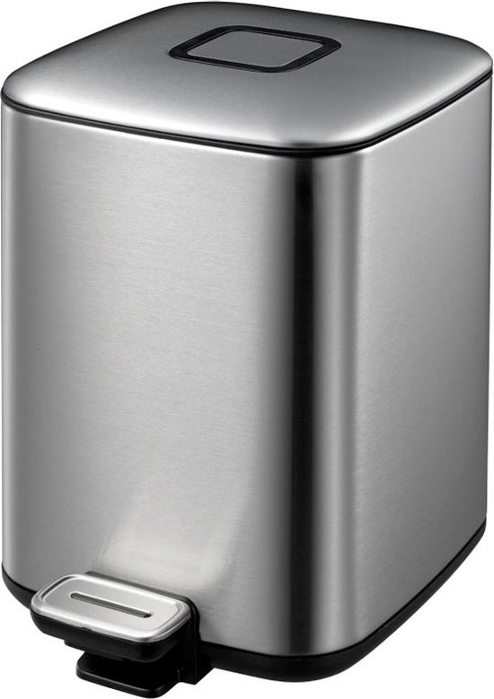 EKO Regent Step Bin Pedaalemmer - 6 l - Mat RVS