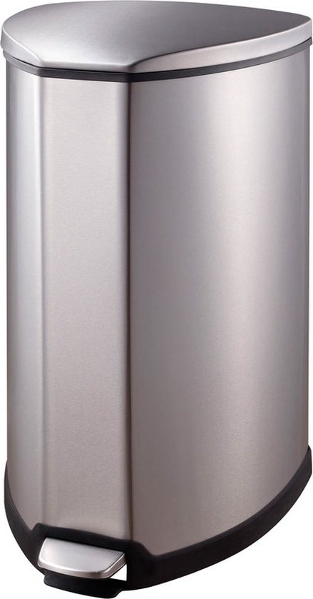 EKO Grace Prullenbak - 35 l - Mat RVS