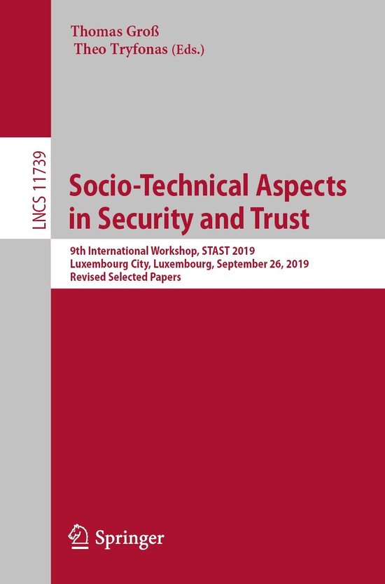 Springer Nature Proceedings Computer Science - Socio-Technic ... - cover