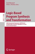 Lecture Notes in Computer Science 11408 - Logic-Based Program Synthesis and Transformation