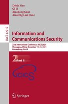 Lecture Notes in Computer Science 12919 - Information and Communications Security