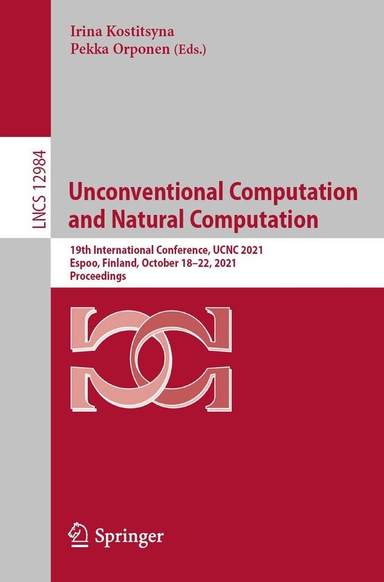 Springer Nature Proceedings Computer Science - Unconventiona ... - cover