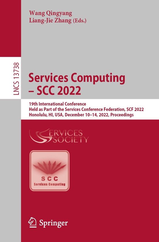 Lecture Notes in Computer Science 13738 - Services Computing ... - cover
