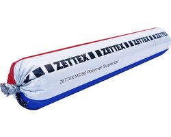 Zettex MS 60 Polymeerkit Superior - Montagekit – Lijmkit – Afdichtkit - Binnen & Buiten - 600 ml - Zwart
