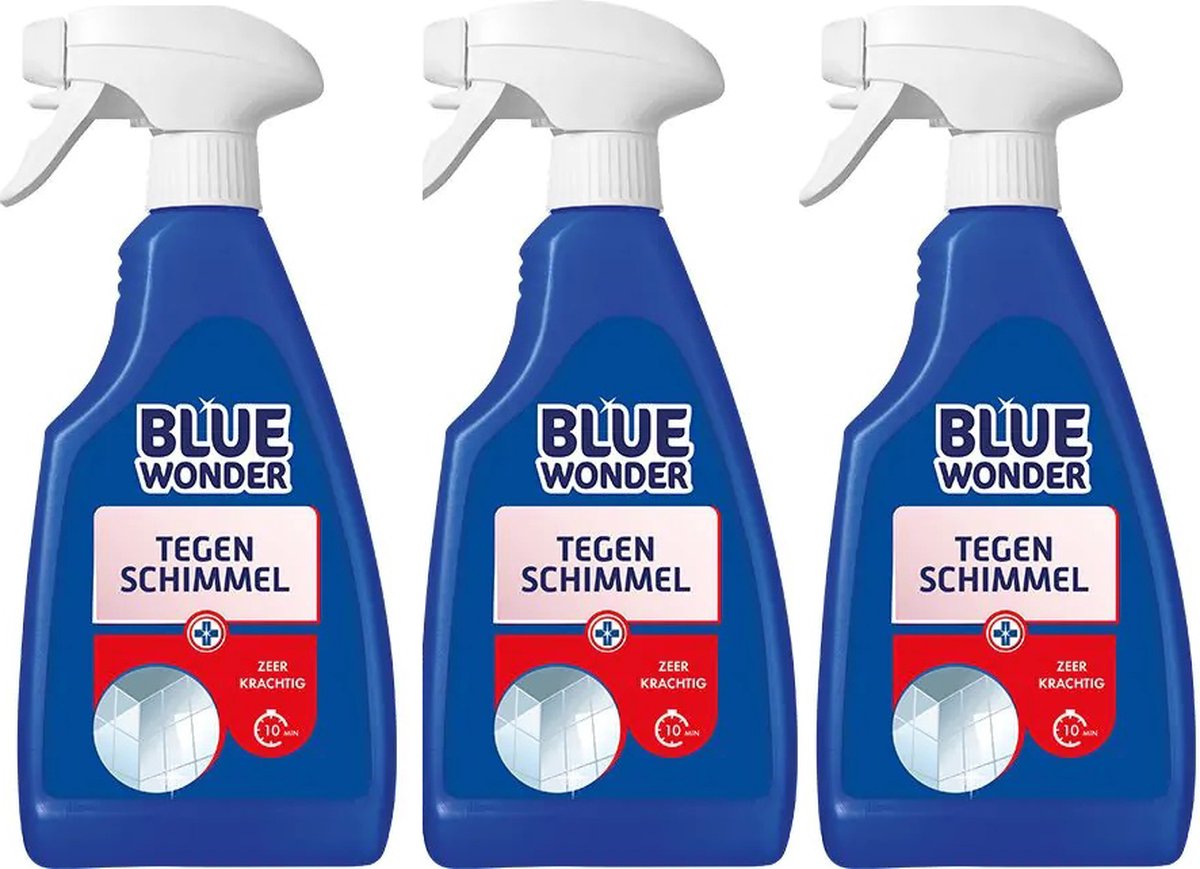 Goedkoopste Blue Wonder Tegen Schimmel Spray 3 stuks