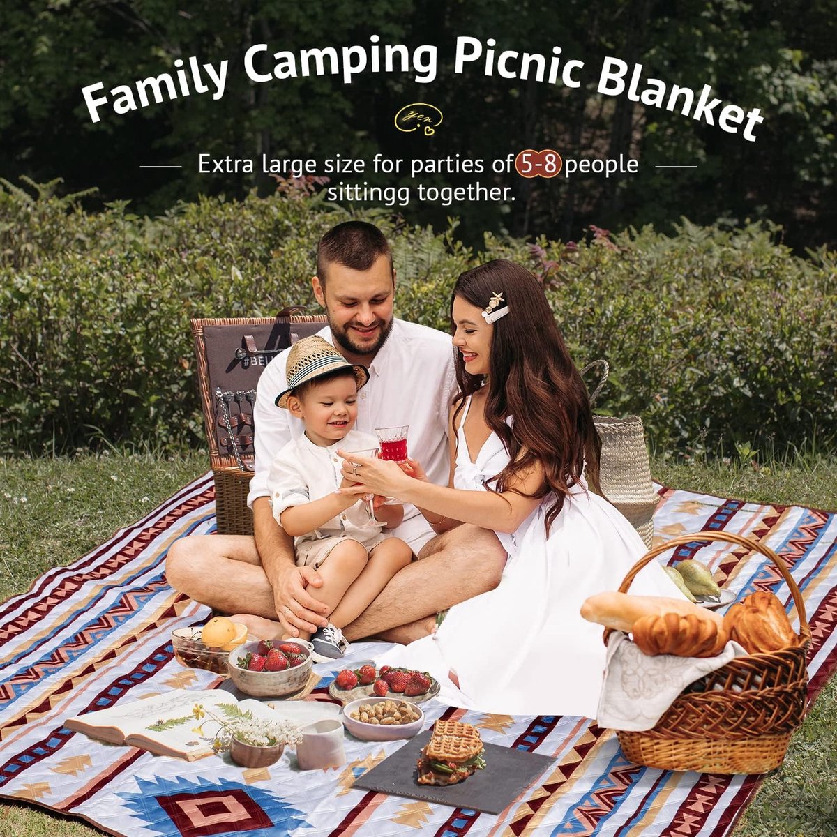 USHOP Picknickdeken,Waterdichte en Geïsoleerd Stranddeken,Draagbare Wasbare Campingdeken,Strandmat met Draaggreep,Voor Picknick,Barbecue,Tuin,Park ,Strand,Camping,Reizen USHOP Picknickdeken,Waterdichte en Geïsoleerd Stranddeken,Draagbare Wasbare Campingdeken,Strandmat met Draaggreep,Voor Picknick,Barbecue,Tuin,Park ,Strand,Camping,Reizen