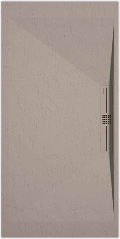 Receveur de douche Sanifun Stone Side Sable Ardoise 1100 x 800 P