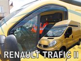 Zijwindschermen - passend op Opel Vivaro type1 model 2001-2014 & Renault Trafic type2 & Nissan Primastar model 2001-2014 donker getint - Team Heko windschermen