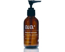Aia* Natuurlijk Glijmiddel - 100 ml - Op waterbasis - Natural Lubricant, Lube - Gebruik voor vagina, penis, hand of anaal