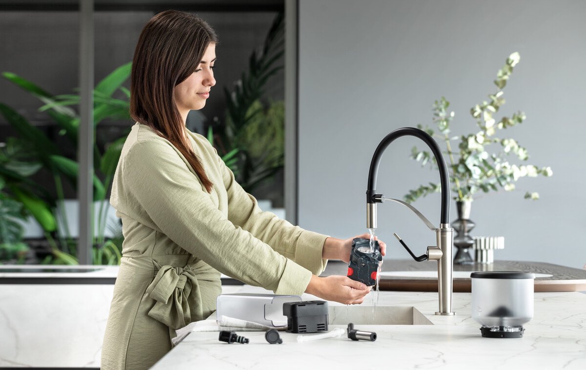 De'Longhi Rivelia - volautomatische espressomachine met LatteCrema Hot melkopschuimer en Bean Switch System - Pebble Grey - EXAM440.55.G — afbeelding 4