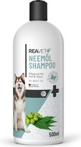 ReaVET - Neemolie shampoo voor Honden - Hydraterende verzorging voor alle rassen en vachttypes - 500ml
