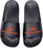 Slippers wine queen noir 39