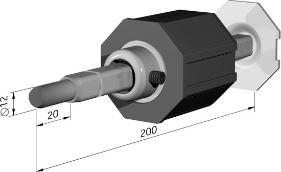 Marine VHF-antennebevestigingen, 316 roestvrijstalen railmontage verstelbare antennebasis, for 7/8 tot 1 inch (22-25,4 mm) rail