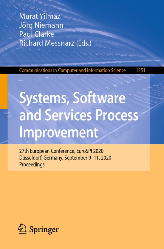 Systems Software and Services Process Improvement - cover
