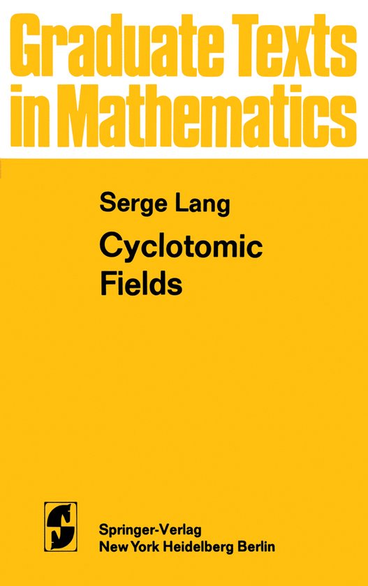 Graduate Texts in Mathematics59- Cyclotomic Fields - cover
