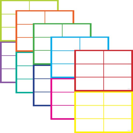 HelloJot - Verhuisstickers - Etiketten Stickers - 60 Stickers