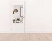 Rechthoekige Spiegel - Deurspiegel - Verzilverd - 60 X 110 cm - Dikte: 4 mm - In Nederland Geproduceerd - Incl. Spiegellijm - Top Kwaliteit Wandspiegel Zonder Lijst