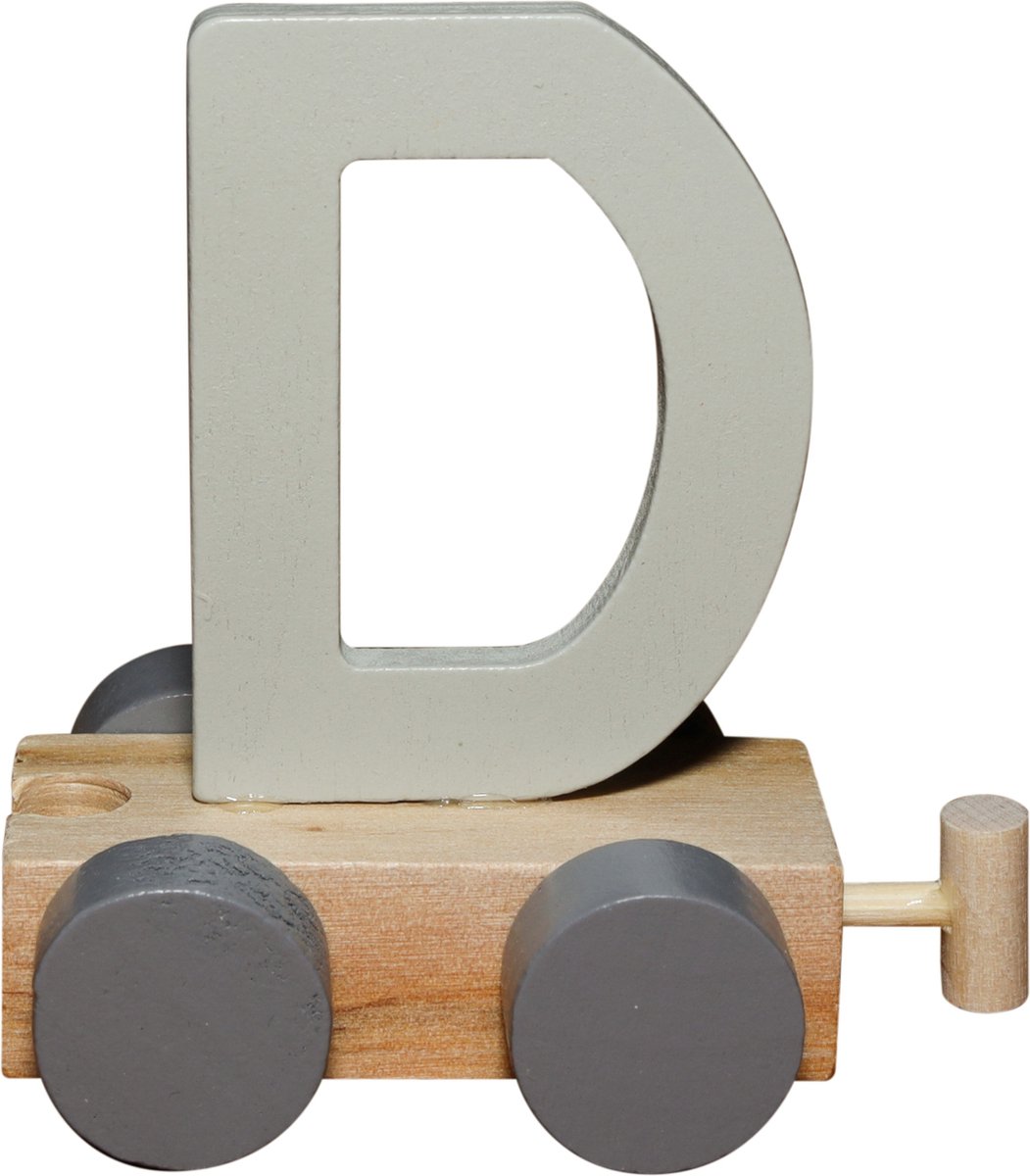 Jep Letters Treinletter D - Zilver