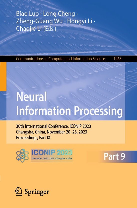 Springer Nature Proceedings Computer Science 9 - Neural Info ... - cover