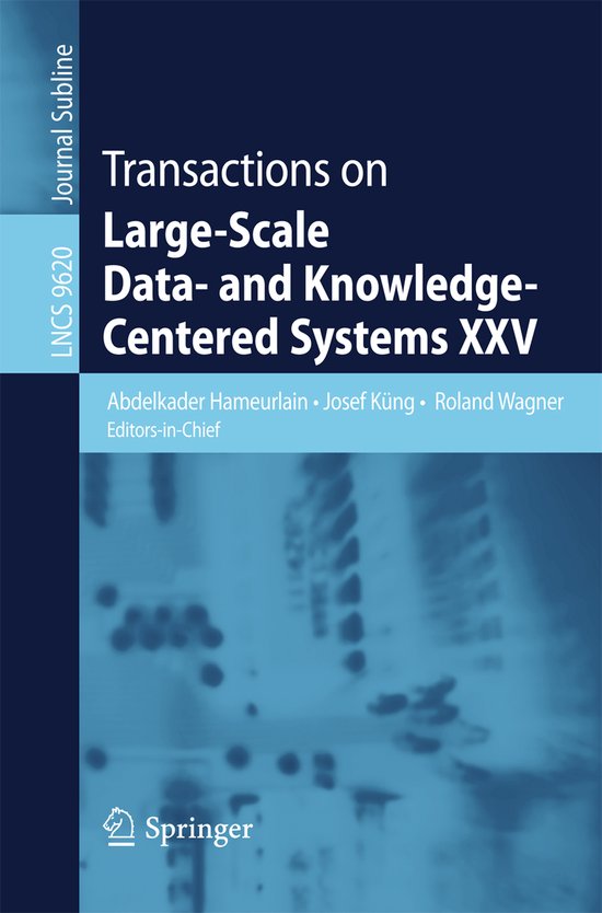 Transactions on Large Scale Data and Knowledge Centered Syst ... - cover