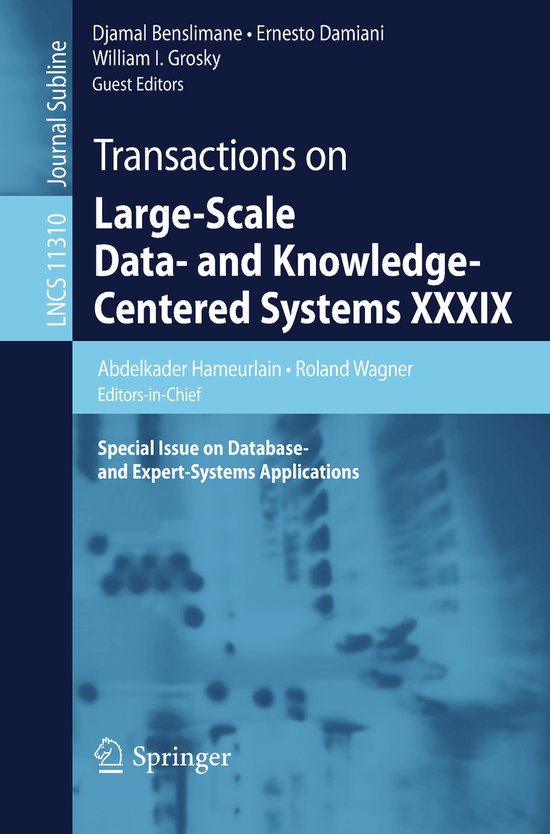 Transactions on Large Scale Data and Knowledge Centered Syst ... - cover