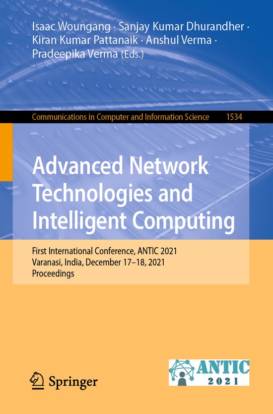 Communications in Computer and Information Science1534- Adva ... - cover