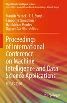 Proceedings of International Conference on Machine Intelligence and Data Science
