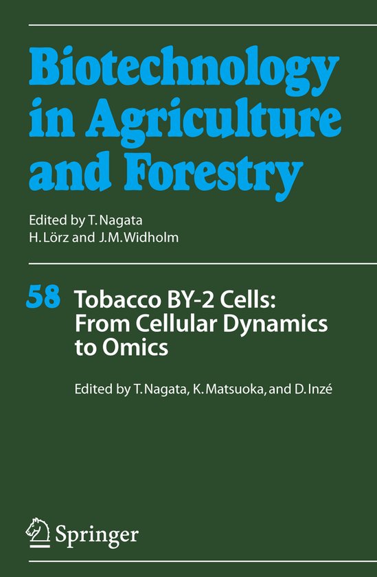 Tobacco BY-2 Cells: From Cellular Dynamics to Omics - cover