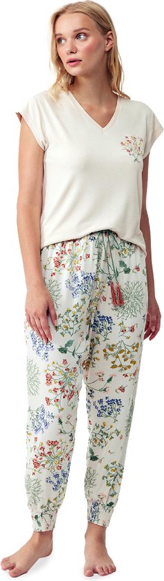 Catherine's - Dames Pyjama Set, Korte Mouwen - XL