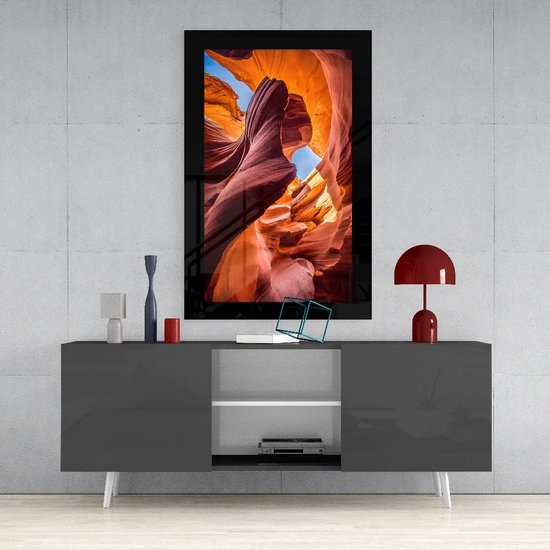 Glasschilderij - Natuur - Grand Canyon - 110x70 cm