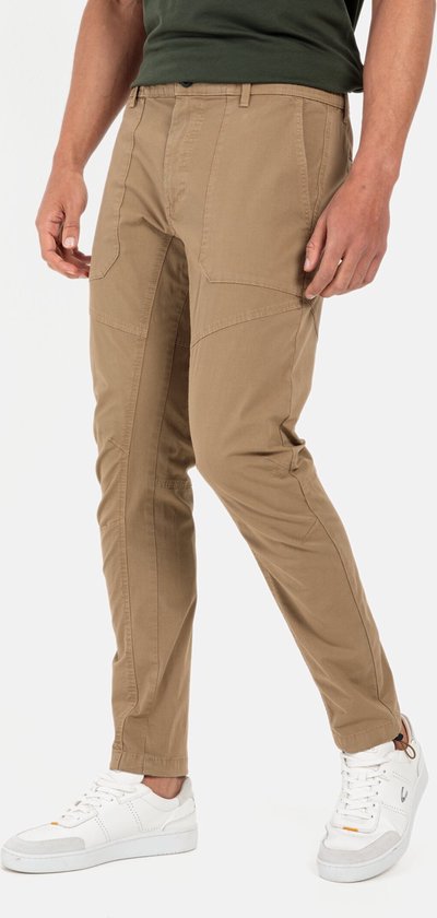 camel active Tapered Fit Worker Chino - Maat menswear-36/32 - Bruin
