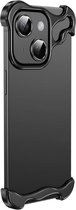 Apple iPhone 15 Hoesje Edge Cover met Camera Bescherming Zwart