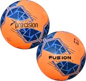 Precision Fusion FIFA voetbal - oranje/zwart - maat 5 - IMS Standard