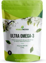 Ultra Omega-3 - Visolie supplement met hoge dosering EPA en DHA 1 maand (30 caps)