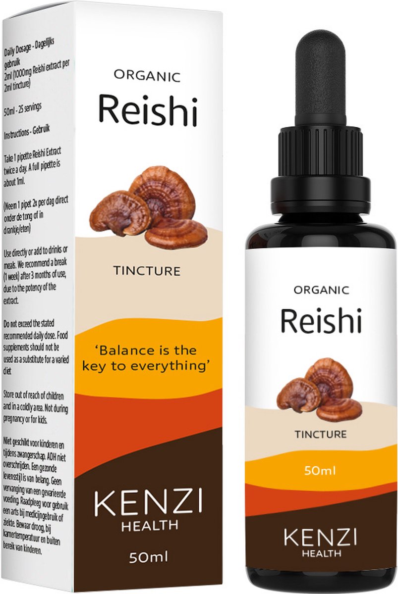 Goedkoopste Reishi Extract - Tincture Biologisch 50ml
