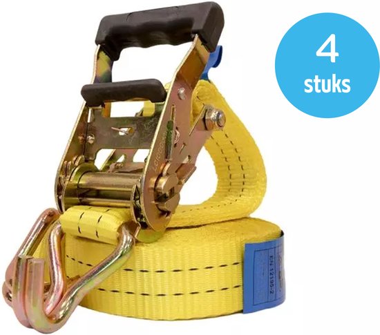 SafetyLoad Automatisch oprolbare spanband - 3 meter - 25 mm - 600 kg